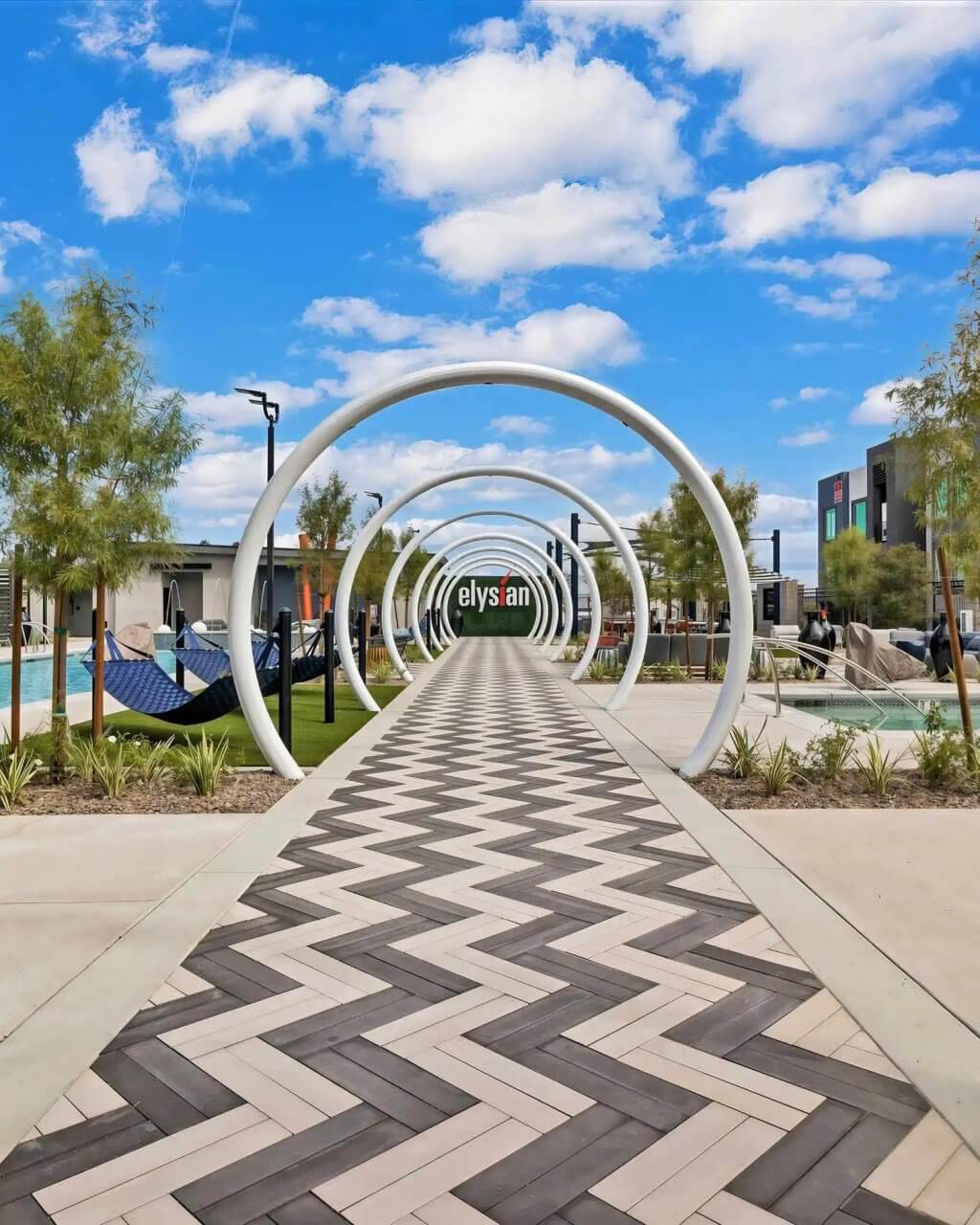 las vegas luxury apartments elysian at post path