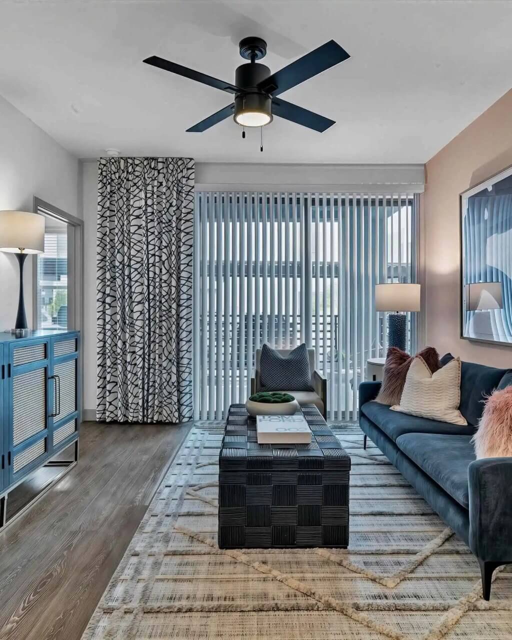 elysian at post living room